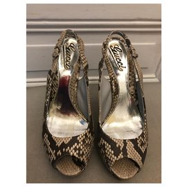 Gucci-Sandales in Python-Multiple colors