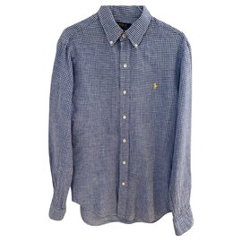 Ralph Lauren-Ralph Lauren linen shirt with new small checks-Other
