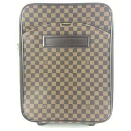 Louis Vuitton-Damier Ebene Pegase 45 Rolling Luggage-Brown