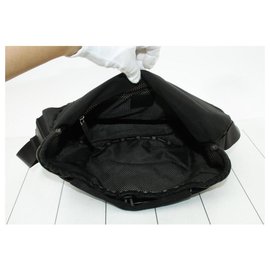 Chanel-Black CC Logo Messenger Crossbody Bag-Other
