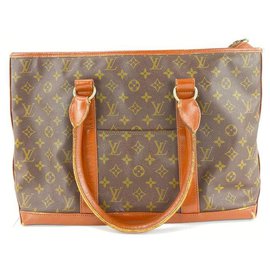 Louis Vuitton-Monogram Sac Weekend PM Zip Tote Bag-Other
