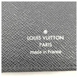 Louis Vuitton-Damier Graphite Portefeuille Brazza Long Wallet-Black