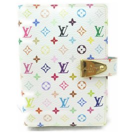 Louis Vuitton-Funda de agenda blanca con monograma multicolor-Otro