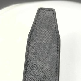 Louis Vuitton-Damier Graphite Ceinture Pont Neuf Belt-Other