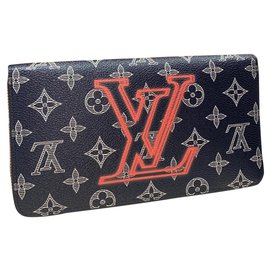Louis Vuitton-Upsidedown Monogram Ink Zippy Organizer Extra Large Wallet 999rl888-Other