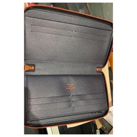 Louis Vuitton-Upsidedown Monogram Ink Zippy Organizer Extra Large Wallet 999rl888-Other