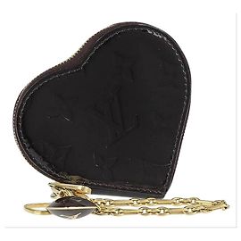 Louis Vuitton Amarante Vernis Heart Coin Purse Change Pouch RL24LVA625 Other
