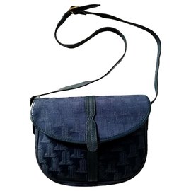Lanvin-Vintage Lanvin bag-Navy blue