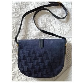 Lanvin-Vintage Lanvin bag-Navy blue
