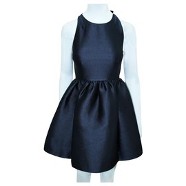 Kate Spade-Navy Blue Cocktail Dress with bow at the Back-Blue,Navy blue