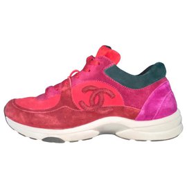 Chanel-Sneakers-Red