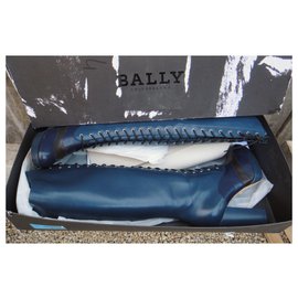 Bally-Bally P Stiefel 39,5, neue Bedingung-Blau