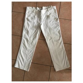 Dior-Pantaloni, ghette-Bianco
