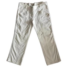 Dior-Pants, leggings-White