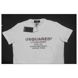 Dsquared2 White Cotton Tee White