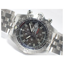 Breitling-BREITLING Galactic Chronograph2 gray Genuine goods Mens-Grey