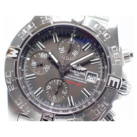 Breitling-BREITLING Galactic Chronograph2 gray Genuine goods Mens-Grey