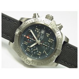 Breitling-BREITLING Avenger Bandit Titanium gray Genuine goods Mens-Grey