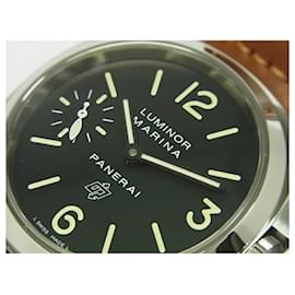 Panerai-PANERAI Luminor Marina logo Acciaio PAM01005 Mens-Black