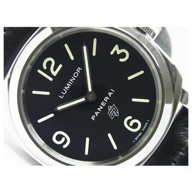 Panerai-PANERAI Luminor Base logo Acciaio PAM01000 Mens-Black