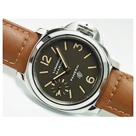 Panerai-PANERAI Luminor Marina logo Acciaio PAM00632 R series Mens-Brown