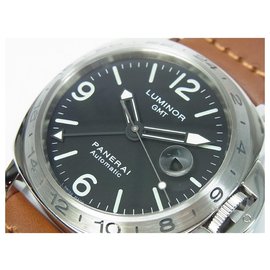 Panerai-PANERAI Luminor GMT 1st PAM00023 B series Mens-Black