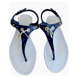 Tod's Des sandales Blanc Bleu