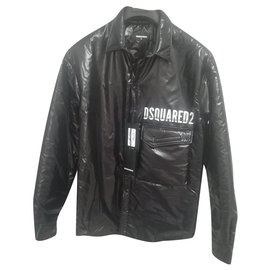 Autre Marque Dsquared2 Black Polyester Jacket Black