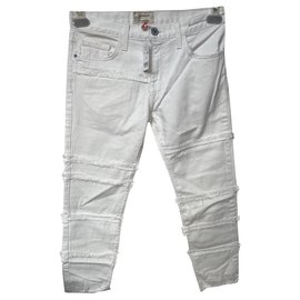 Current Elliott-jeans-Blanc