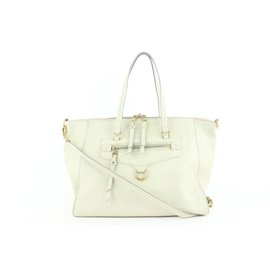 Louis Vuitton-Ivory Monogram Lumineuse PM 2way Convertible Zip Tote Bag-Other