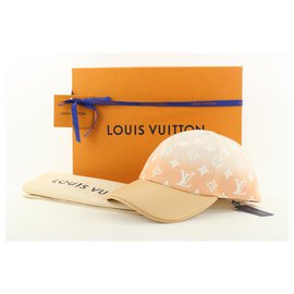 Louis Vuitton-Large Peach Mist By the Pool Gradient Cap Ou Pas Baseball Cap Hat 937l-Other