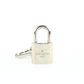 Louis Vuitton #432 Cadeado de prata e conjunto de chaves Cadena Keepall Graphite Outro