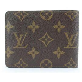 Louis Vuitton-Monogram Multiple Bifold Men's Wallet Slender Multiple-Other