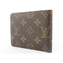 Louis Vuitton-Monogram Multiple Bifold Men's Wallet Slender Multiple-Other