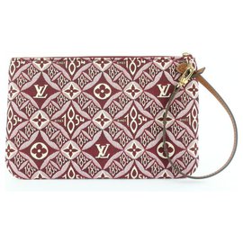 Louis Vuitton-Monograma Vermelho Borgonha desde 1854 Pulseira Neverfull Pochette-Outro