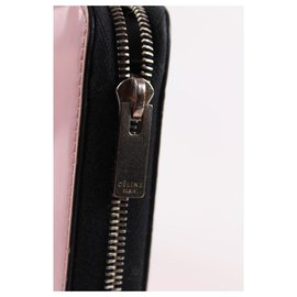 Céline-Pink Patent Leather Continental Zip Around Wallet Zippy  L4cel1221-Other