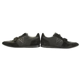Louis Vuitton Men's Black LV Initial Varsity Trainer Runner Sneaker Other