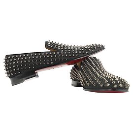 Christian Louboutin de los hombres 45 Rollerboy de brillo plano con espigas de diente de león Otro