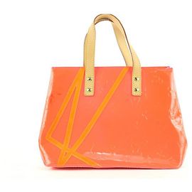 Louis Vuitton Borsa tote Vernis Fluo Neon Reade PM Rob Wilson monogramma arancione Altro