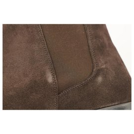 Autre Marque-Mens size 10 Brown Suede Chelsea Boots-Other