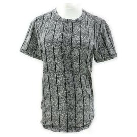 Autre Marque-Mens size 40 Medium  Black x White T-Shirt-Other