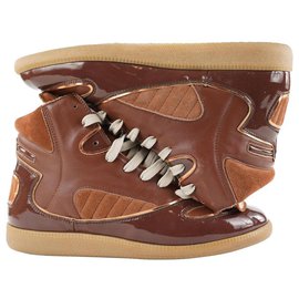 Autre Marque-Mens size 42 Brown High Top Sneakers-Other