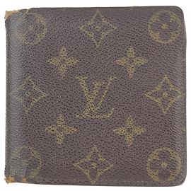 Louis Vuitton Monogramm Bifold Herren Geldbörse Marco Florin Multiple Slender 1LK1129 Andere