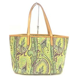 Etro Borsa tote verde Paisley Altro