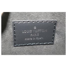 Louis Vuitton-Blue Denim Epi Couro Neverfull Pochette MM / GM Bolsa De Pulso-Outro
