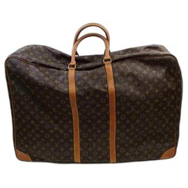 Louis Vuitton-XL Monogram Sirius Suitcase Luggage Travel Bag-Other