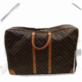 Louis Vuitton-XL Monogram Sirius Suitcase Luggage Travel Bag-Other