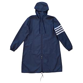 Thom Browne Men Coats Outerwear White Blue