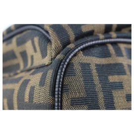 Fendi-Sac à dos monogramme FF Zucca marron tabac-Autre