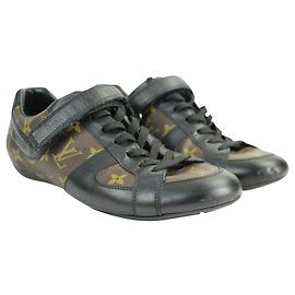 Louis Vuitton Rare Mens Size 7 Monogram Globe Trotter Sneaker Other